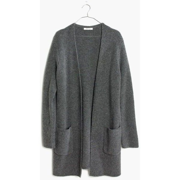 Backstage Cardigan Sweater in HTHR FLANNE - Picture 2 of 5